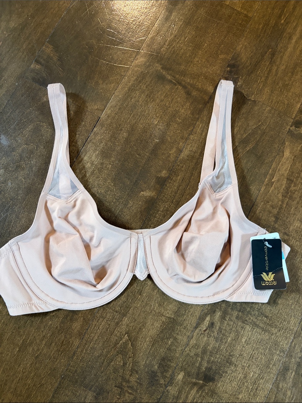 NWT Wacoal Soft Nude T-Shirt non padded Underwire Convertible Bra, 40C